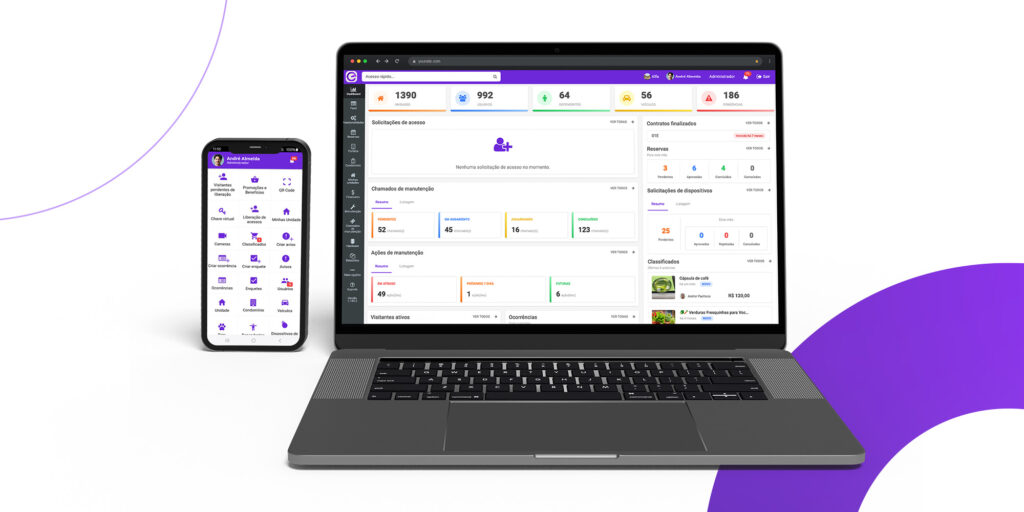 Dashboard da eCondos com relatórios inteligentes e indicadores