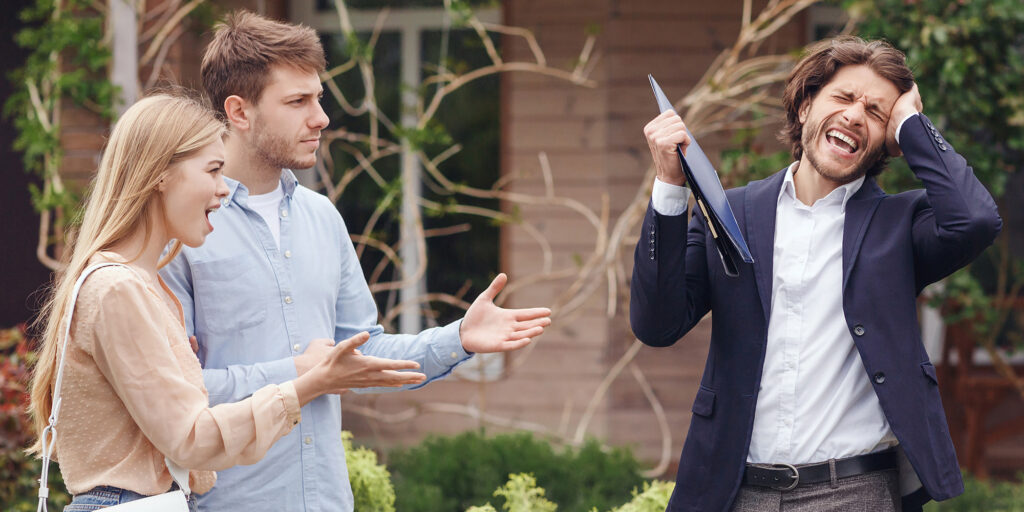 Representação visual de falhas de comunicação no condomínio que geram conflitos, retrabalho e desgaste entre moradores e gestão.